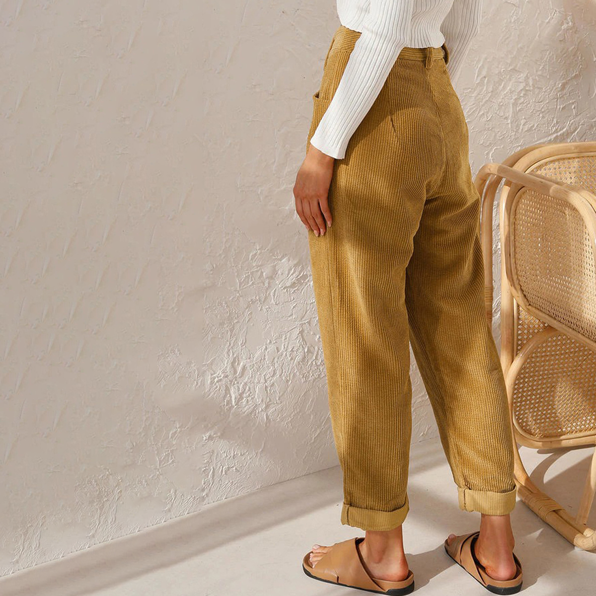 Corduroy trousers