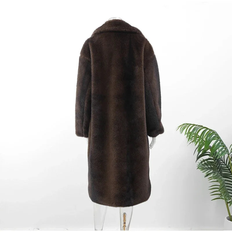 Tammy - Fluffy Winter Trench Coat