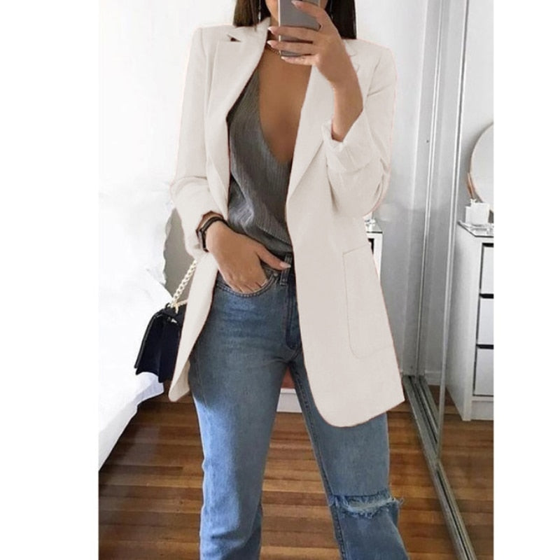 Women's blazer slim fit cardigan for European and American fashion flair