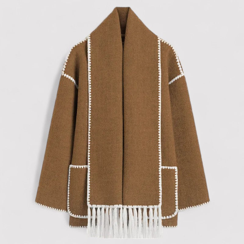 Ancien | Fringed Scarf Jacket