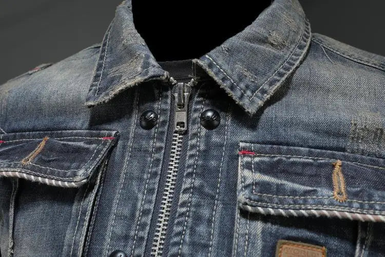 Antoine – Retro denim jacket for a vintage style