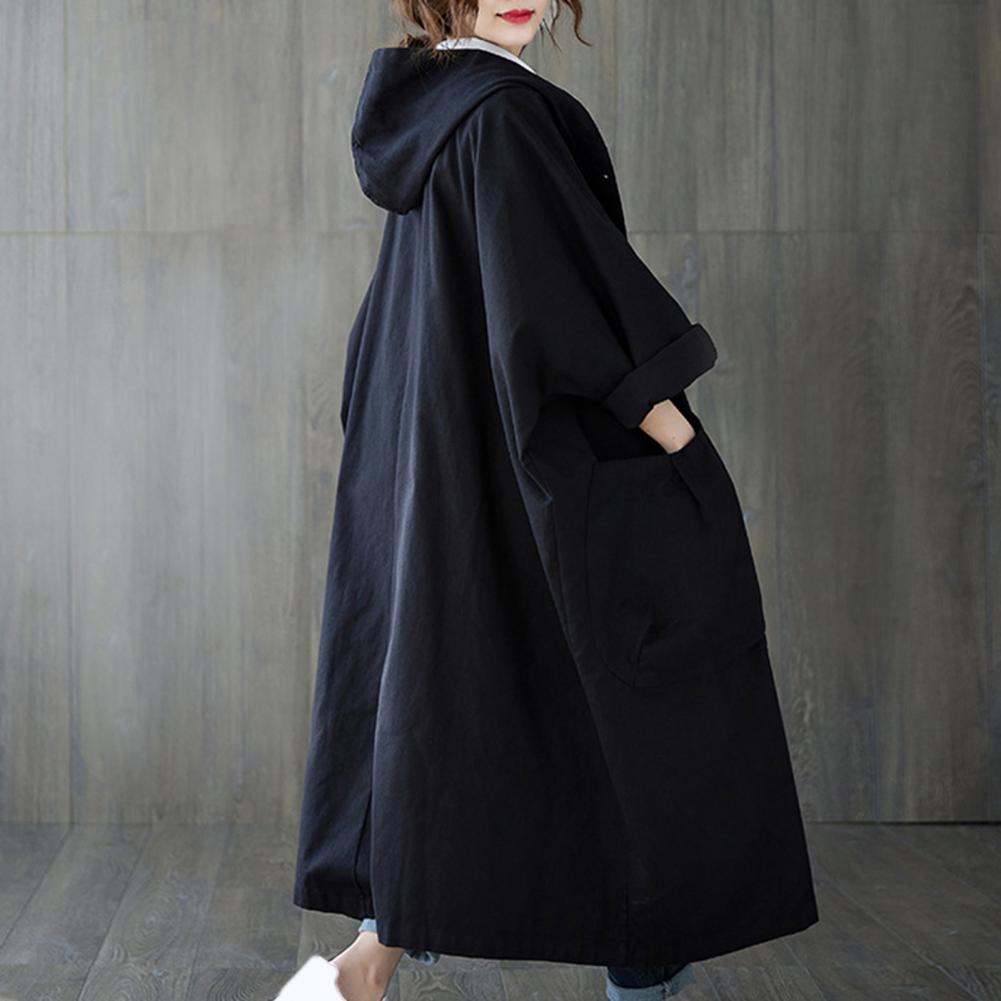 Cosy gabardine trench coat