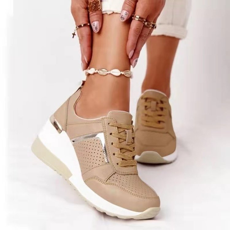 Comfortable women's shoes: large size, non-slip, breathable sneakers