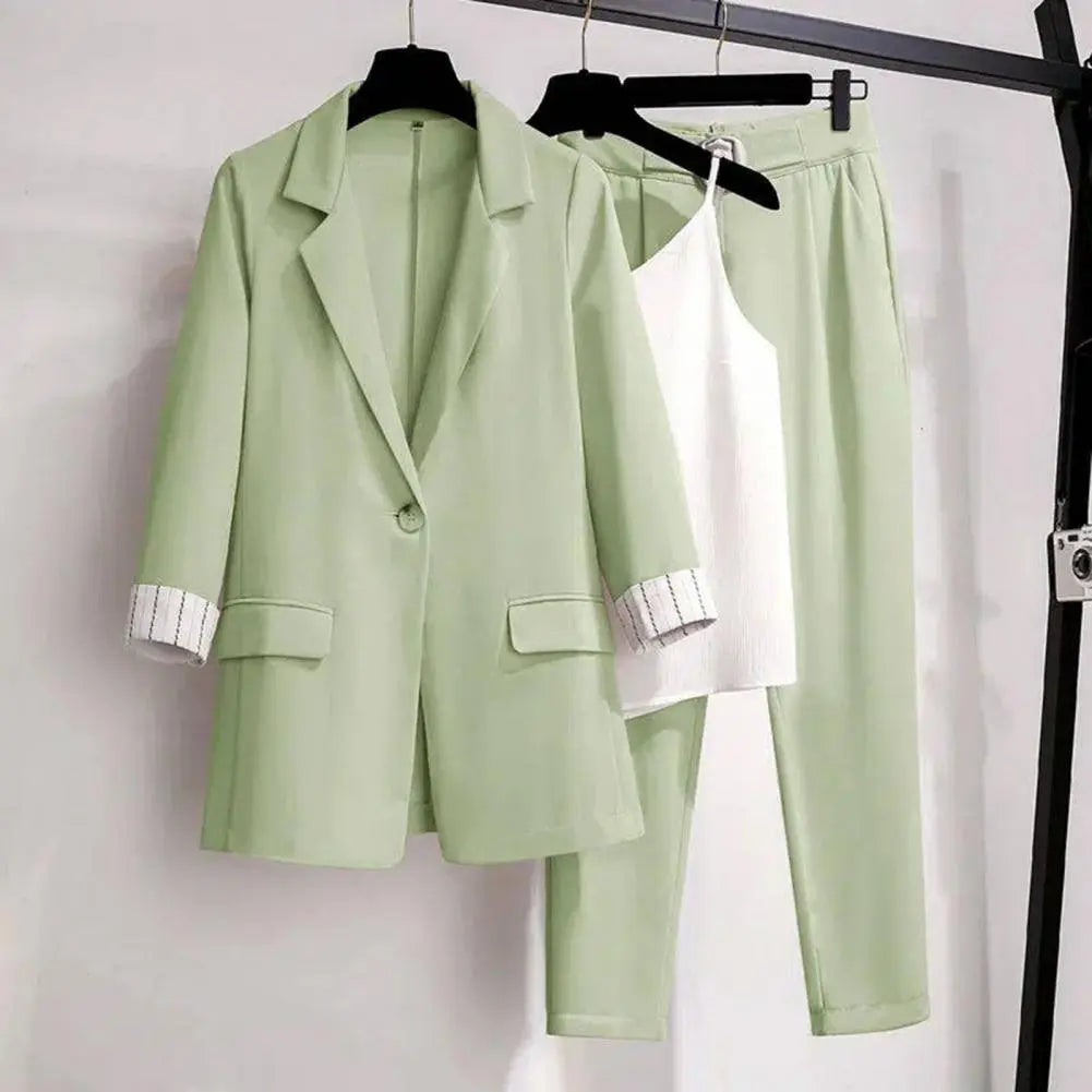 3 pieces/set blazer suit