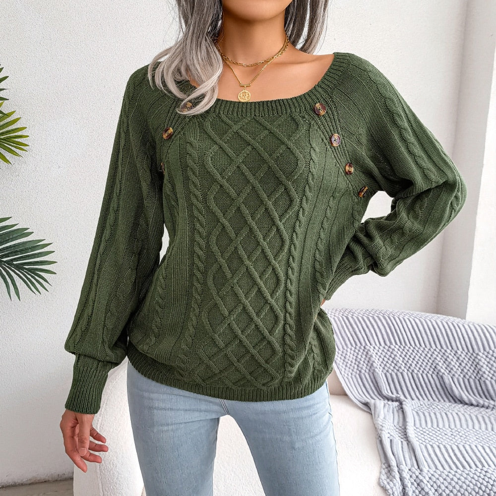 Casual knitted jumper