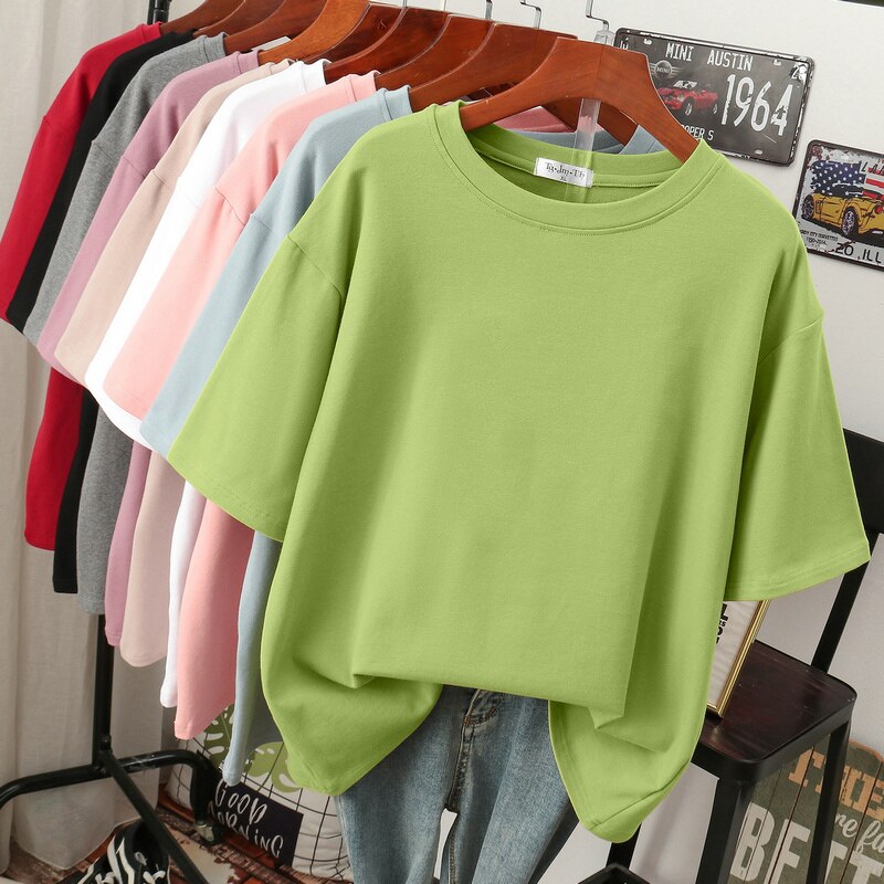 Cosy cotton T-shirt in large sizes