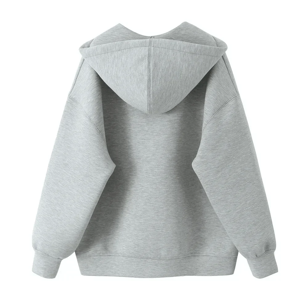 Premium warm hoodie ladies vest