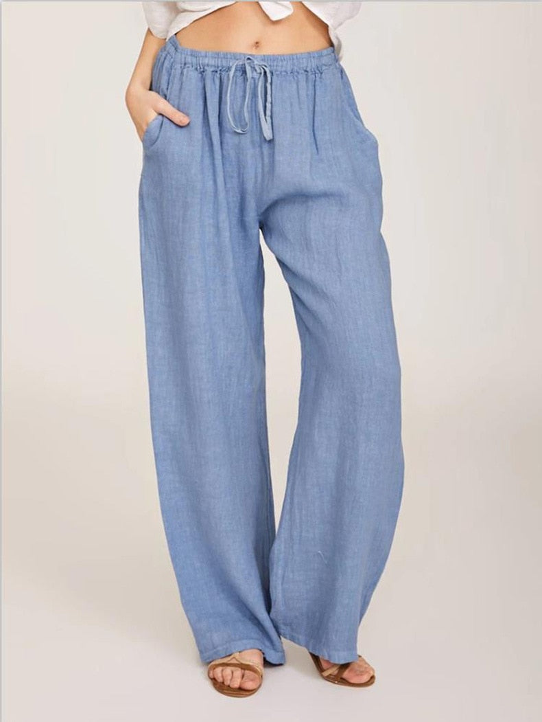 New loose cotton hemp trousers: Comfortable women's casual wear