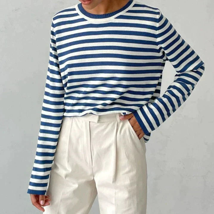 Fashionable striped shirt - Ladies Elegant striped shirt