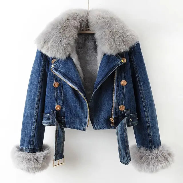 Marline - Denim Warm Jacket