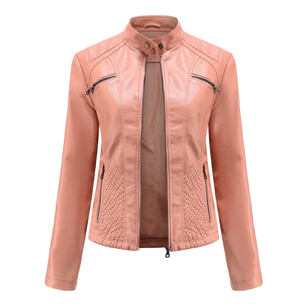 Fashionable Leather Jacket For Women