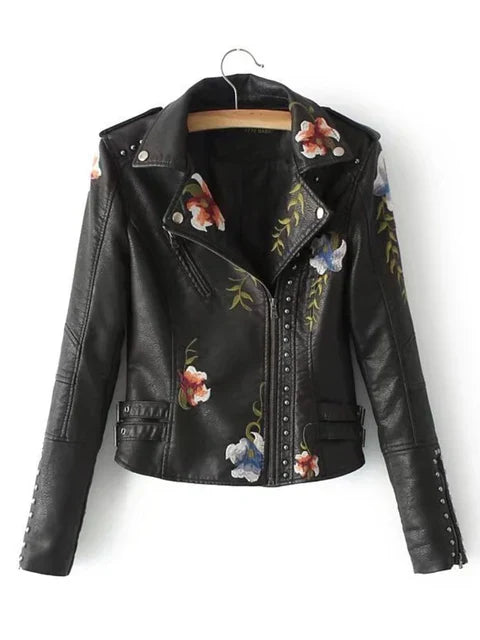 Syndra - elegant embroidered streetwear jacket