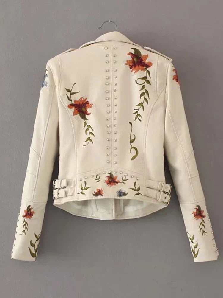 Syndra - elegant embroidered streetwear jacket