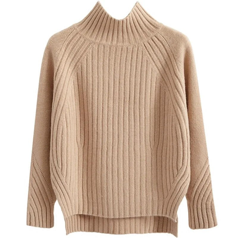 Women's turtleneck jumper with an elegant touch