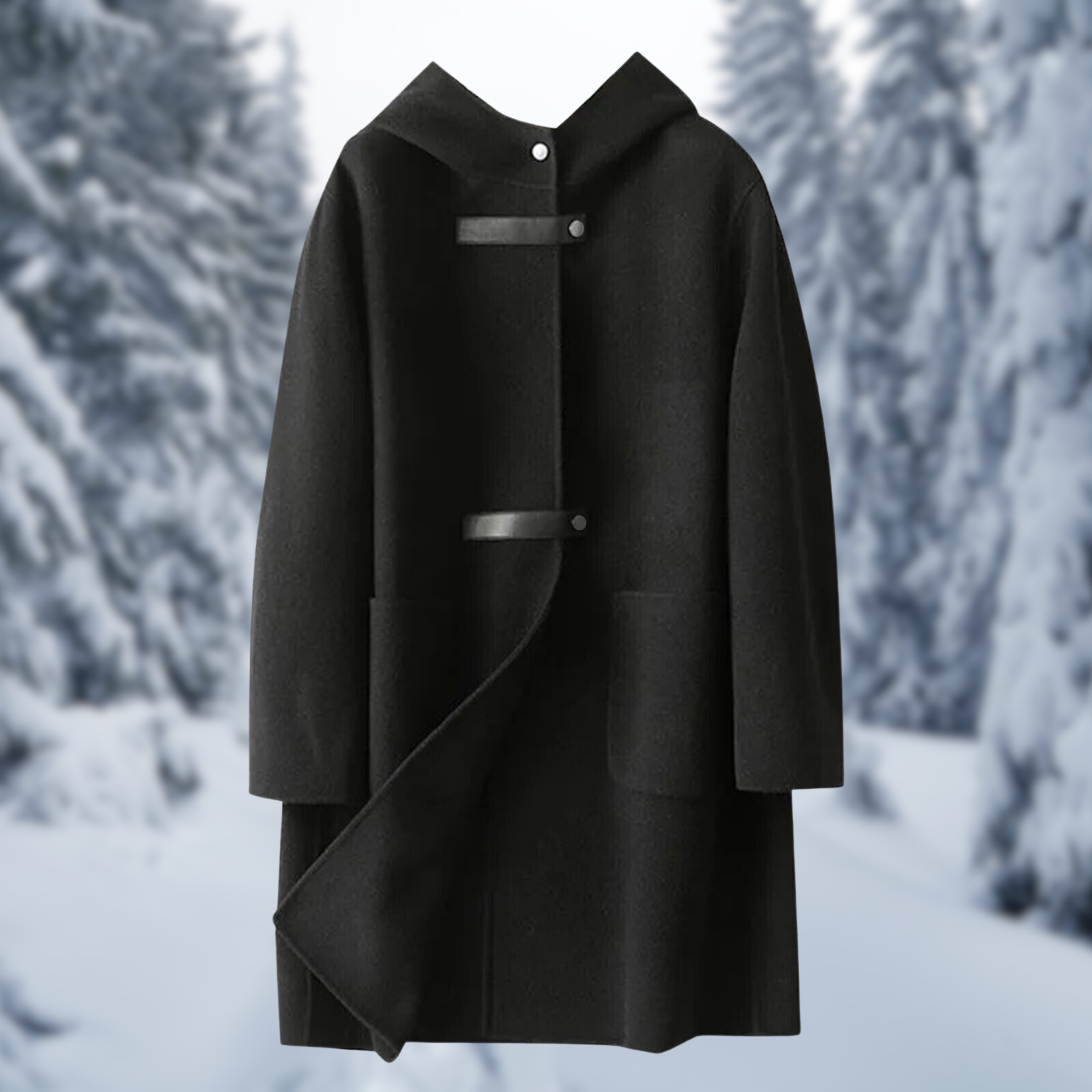 Resie - Elegant Wool Overcoat