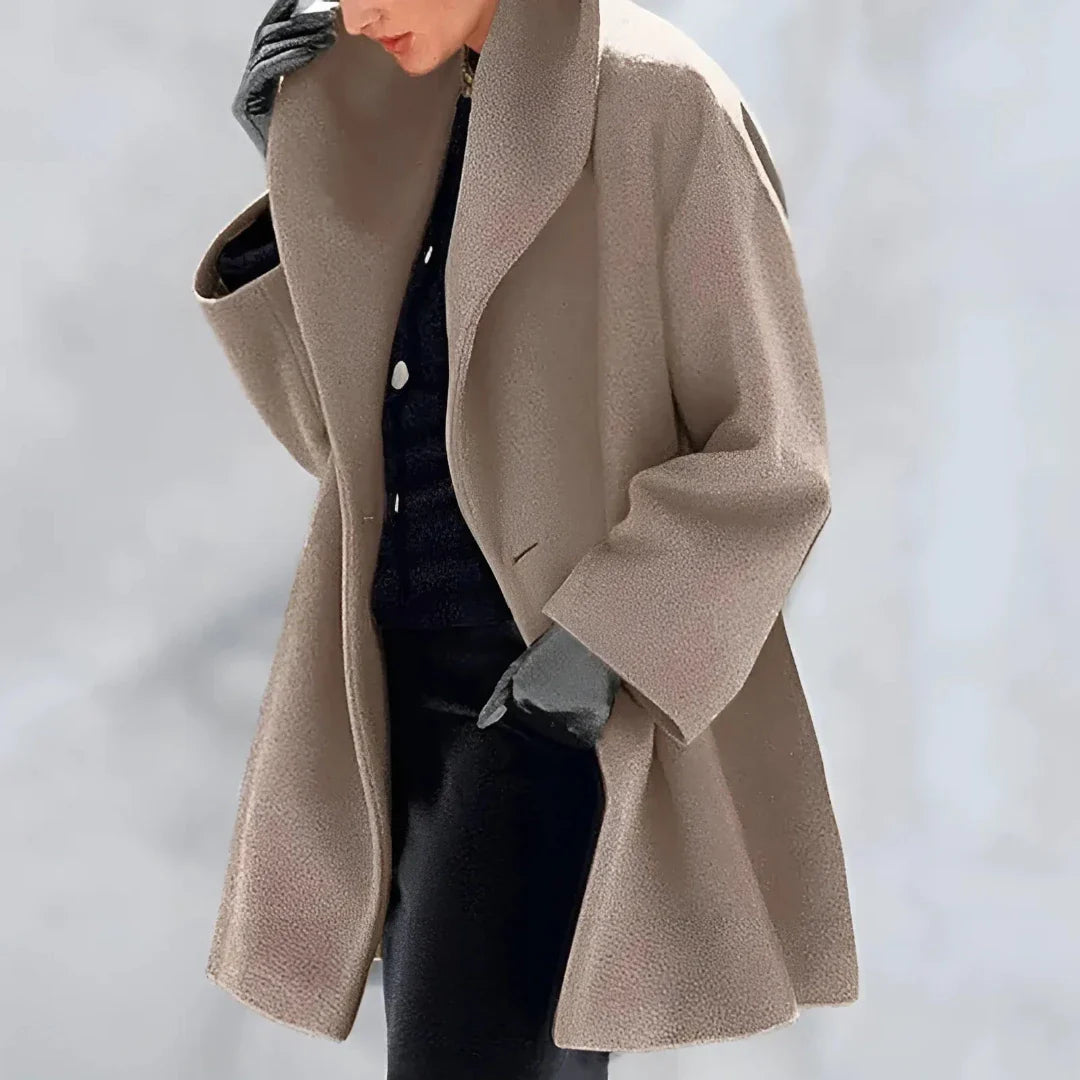 Lucin | Winter Hooded Long Coat for Women