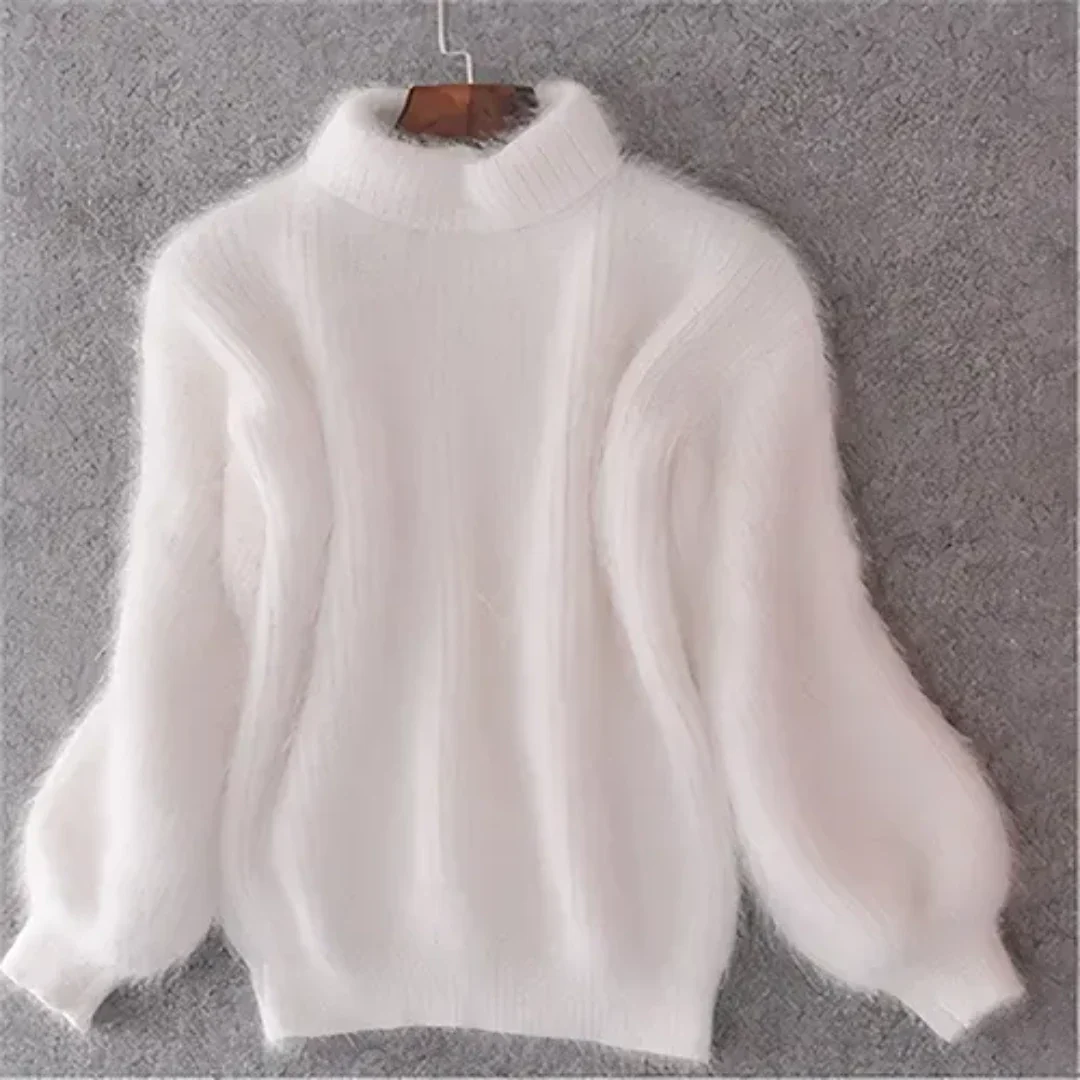 Salmea | Warm Long Sleeves Knitted Sweater for Women