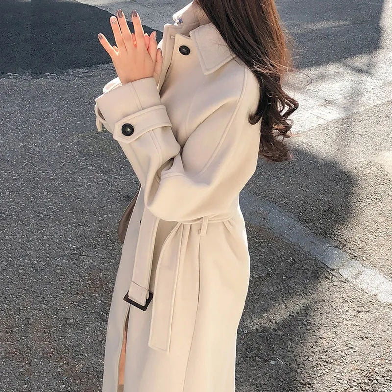 Stylish long ladies' jacket