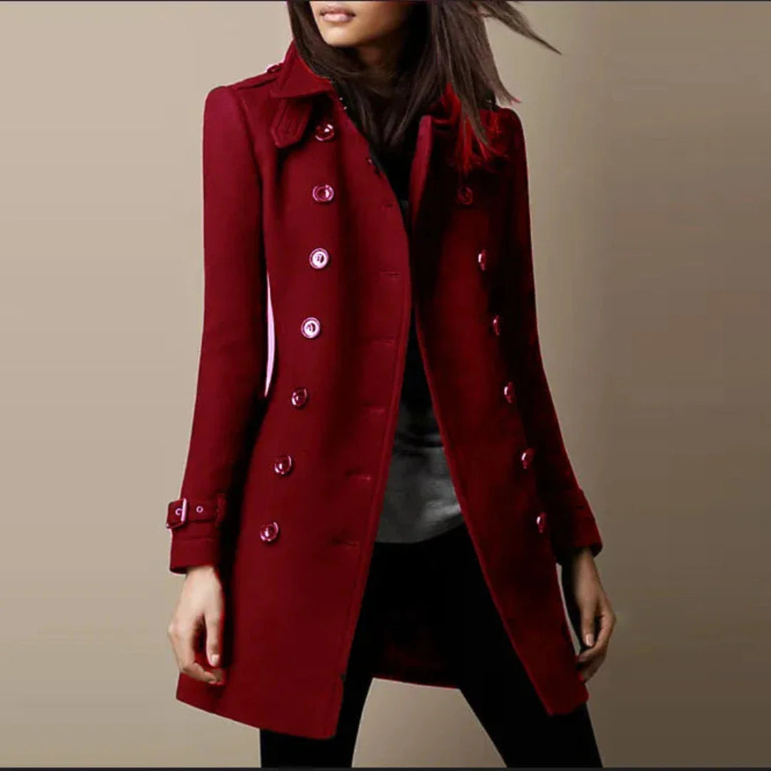 Viner | Button Down Long Coat for Women