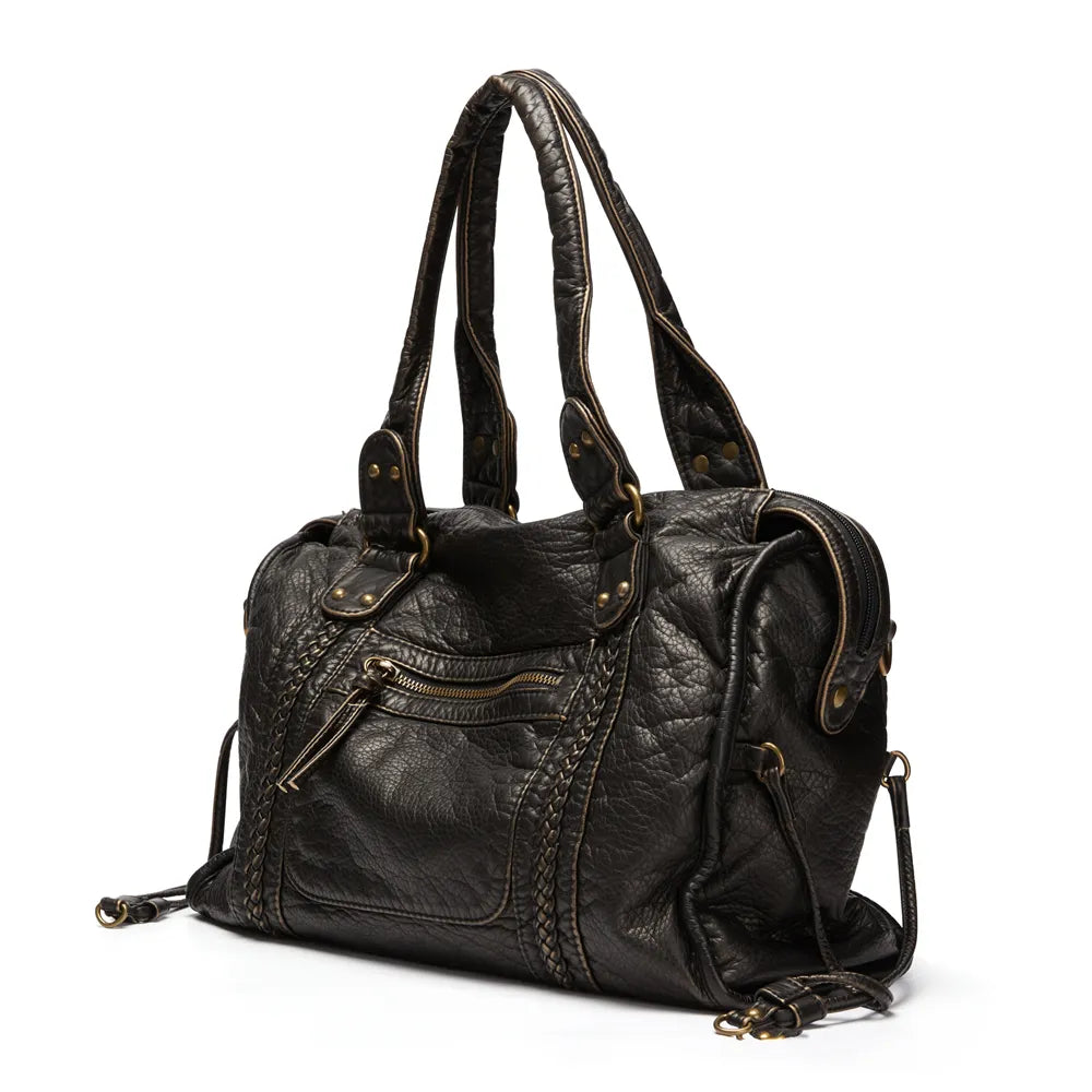 Black Handbag for Classes - Rachel