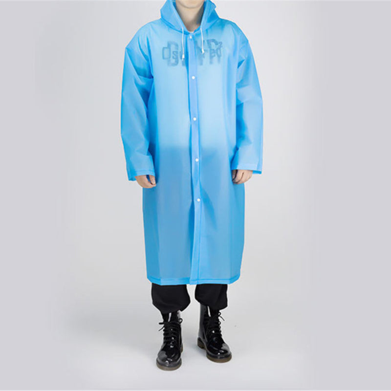 Long waterproof raincoat