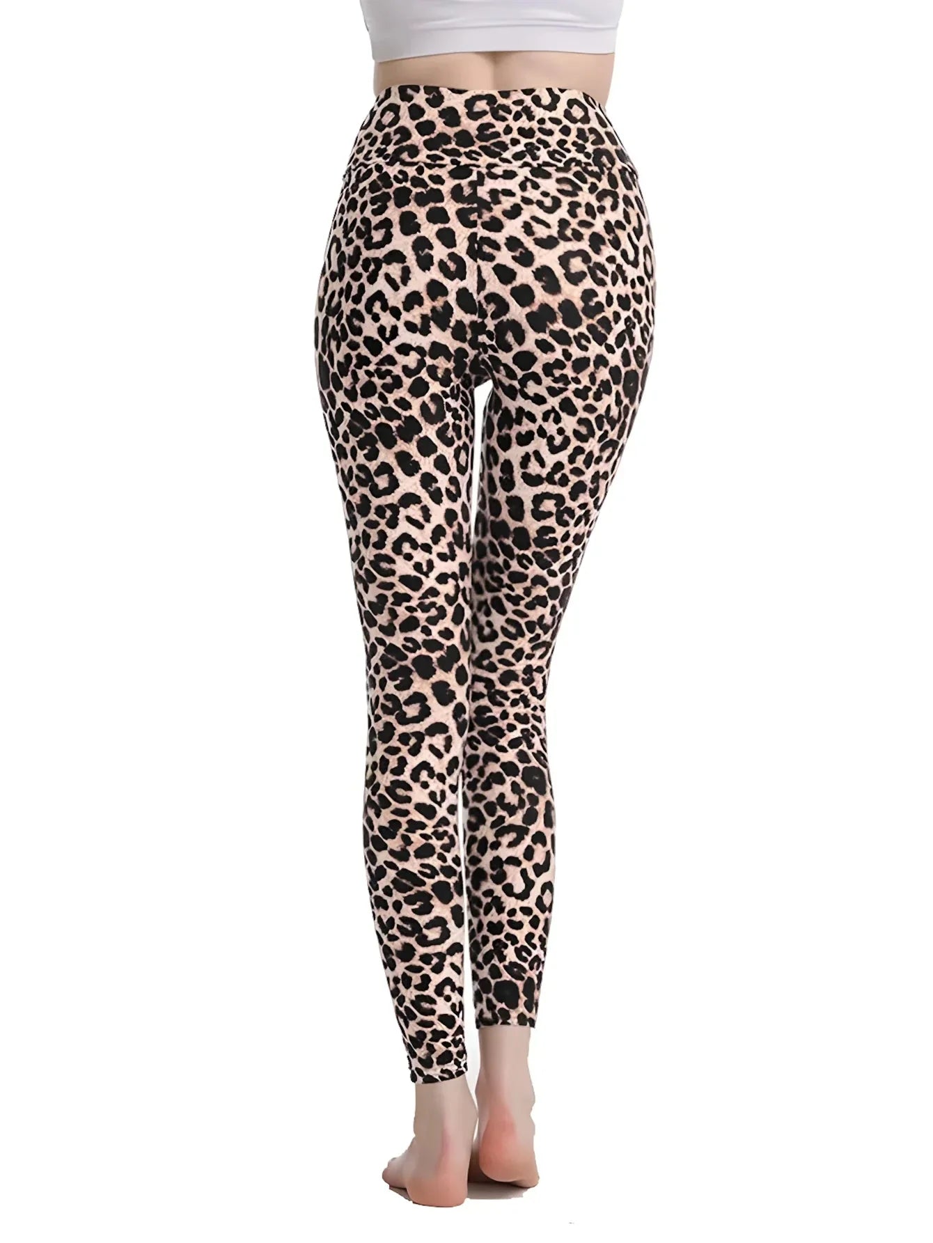 Leopard Print High-Waisted Leggings