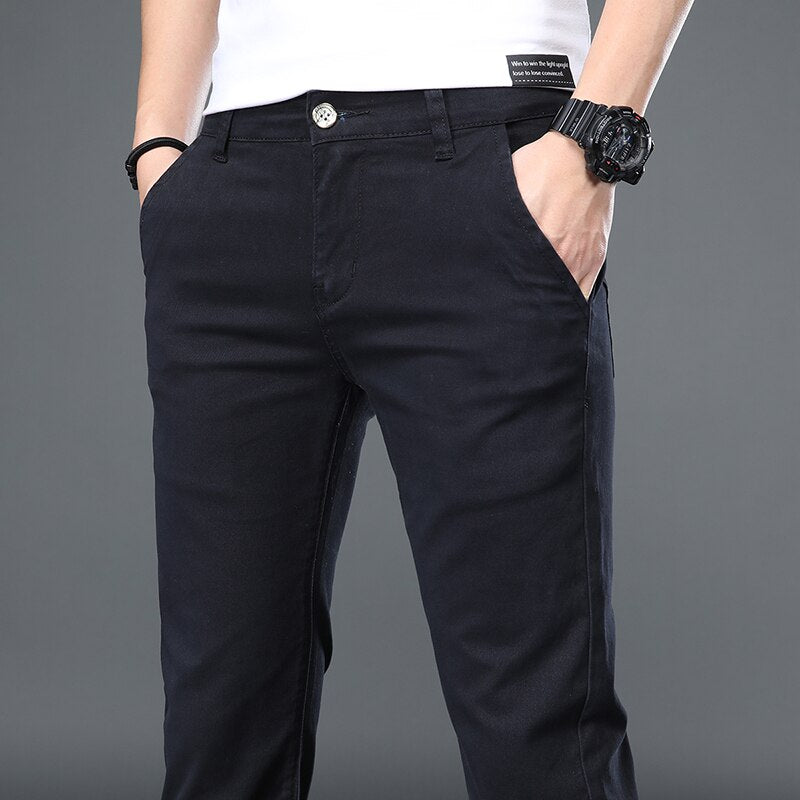 Business cotton Men's Trousers