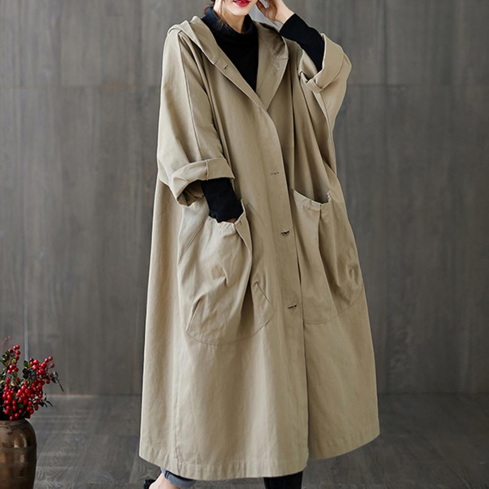 Cosy gabardine trench coat