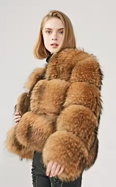 Dacy™ - Elegant Faux Fur Coat