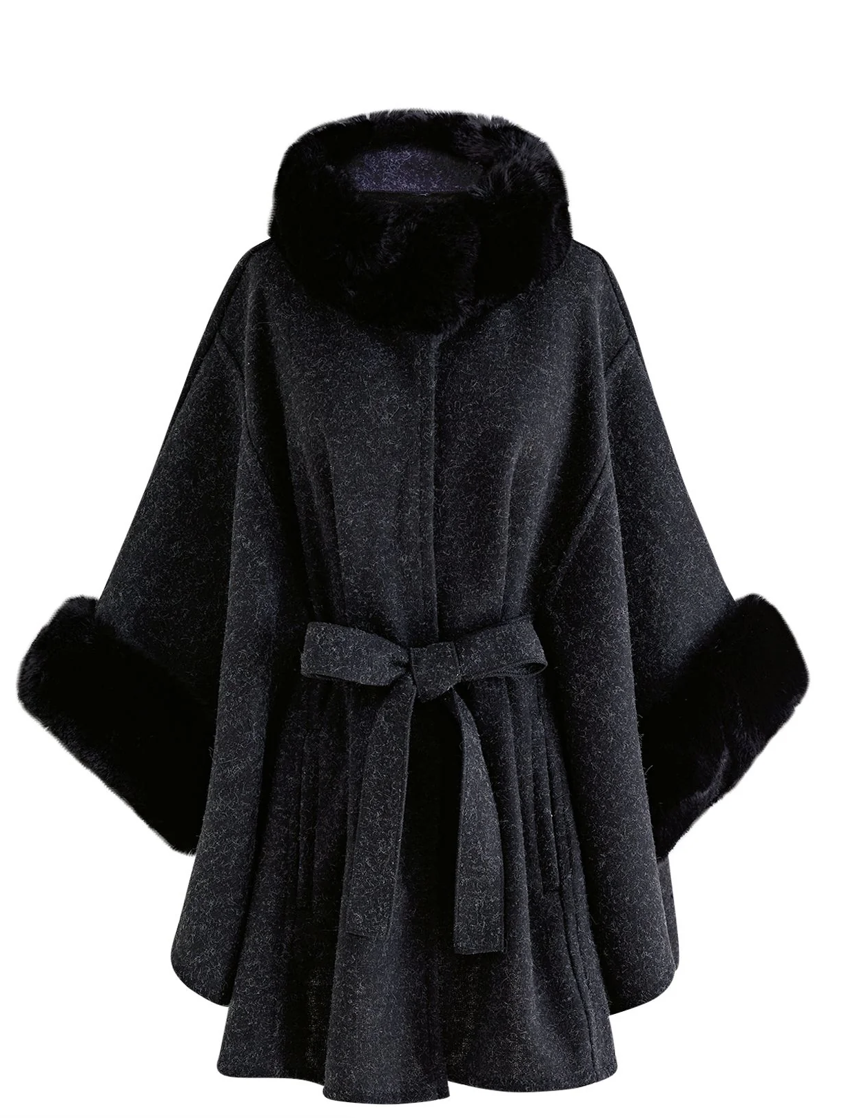 Meyer™ - Midi Coat Cape Style