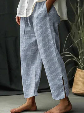 Classic striped trousers