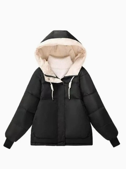 Classic quilted winter coat for women