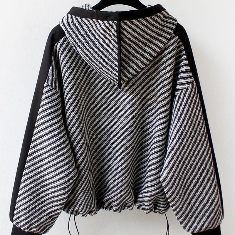 Striped hoodie