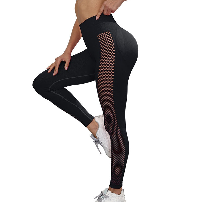 Ladies High Waist Fitness Trousers