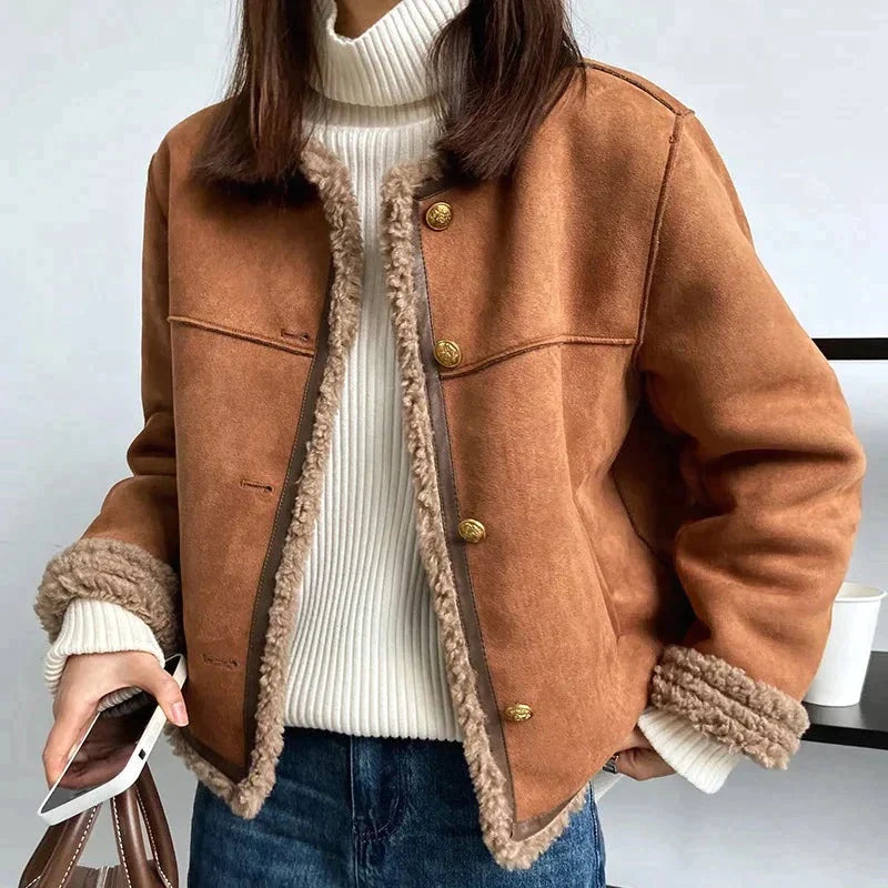 Luxurious suede jacket