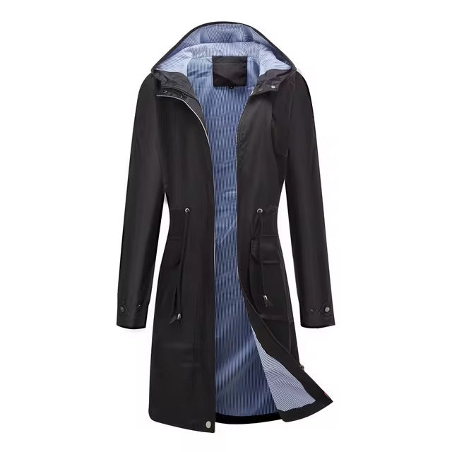 Waterproof fashionable women's trench coat