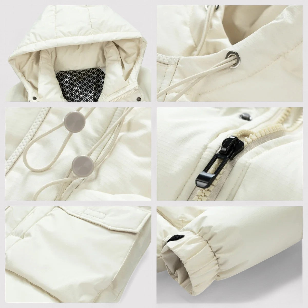 Ancien | Waterproof Hooded Winter Jacket for Men