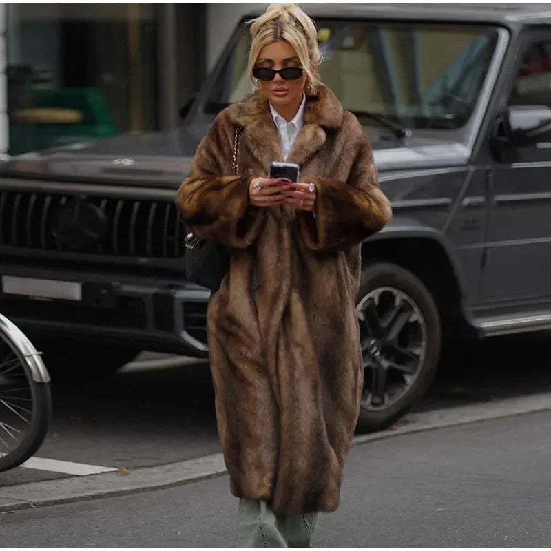 Tammy - Fluffy Winter Trench Coat