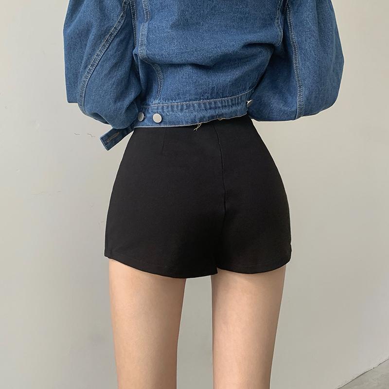 Seductive slit shorts - Women's office suit skirt