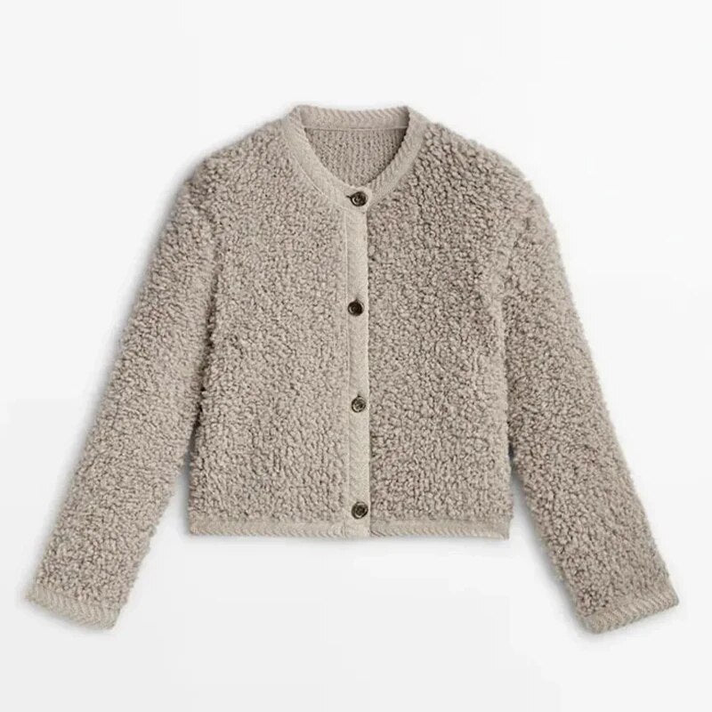 Christine - Teddy Knit Jacket