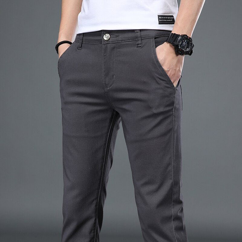 Business cotton Men's Trousers