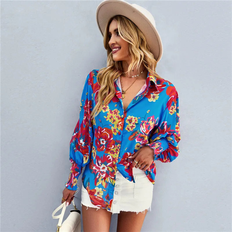 Chic blouse with front knot