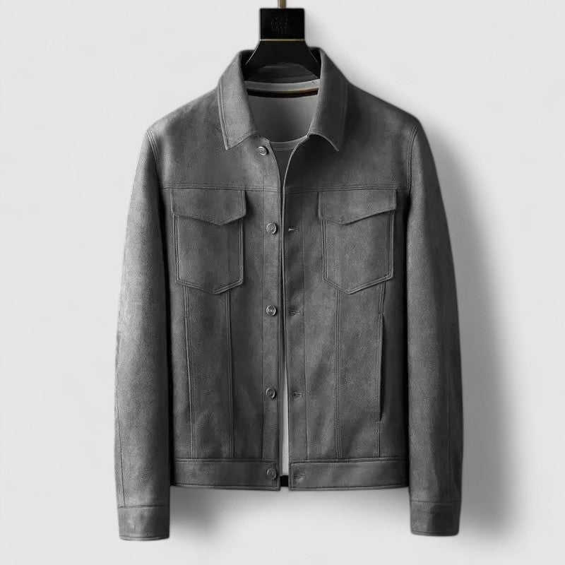 Ancien | Men's British Business Leather Jacket