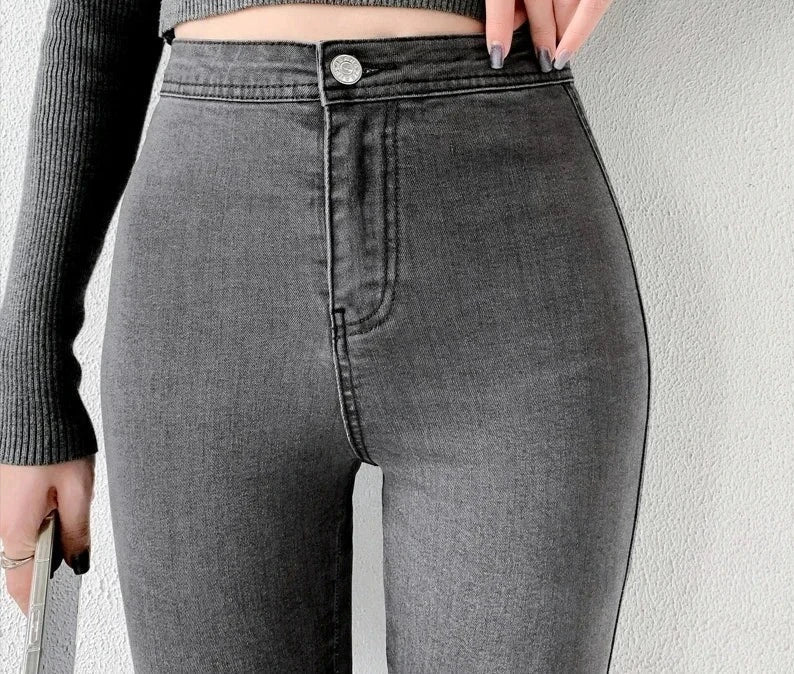 Ladies super stretch skinny jeans