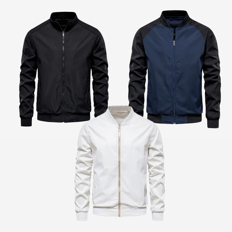 Minimalist bomber jacket