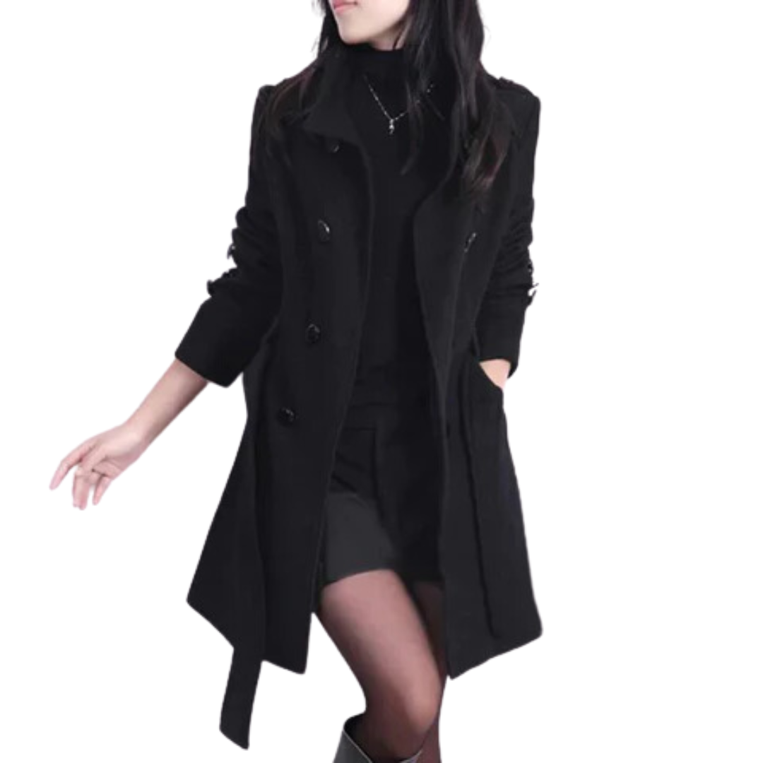 Adriana | Stylish Button Down Winter Coat For Women