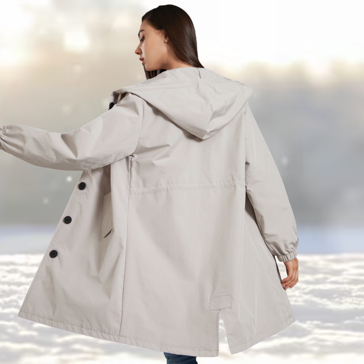 Mitzie - Hooded trench coat