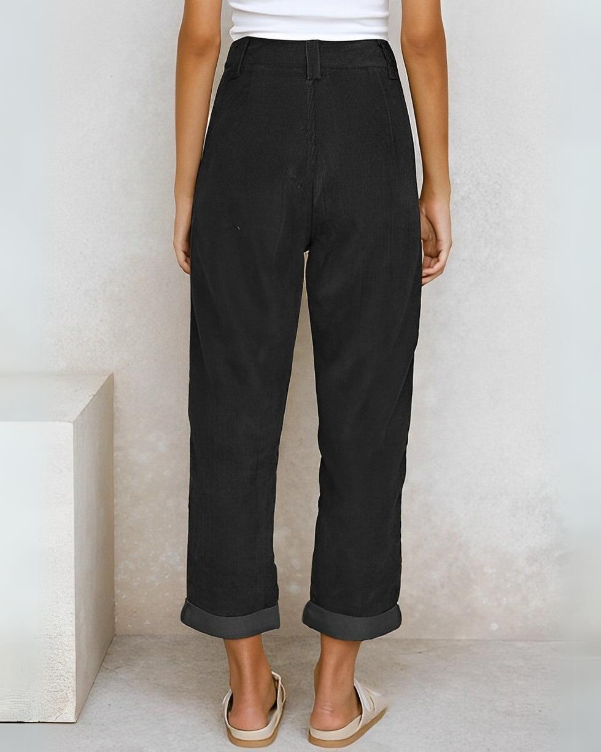 Comfortable corduroy trousers