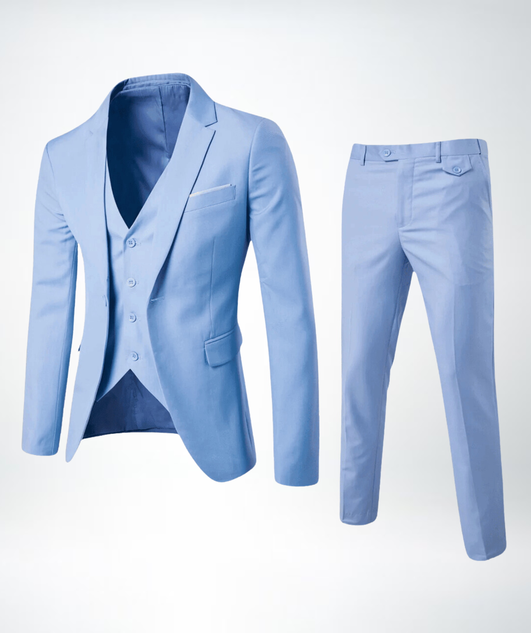 Three-piece men's suit