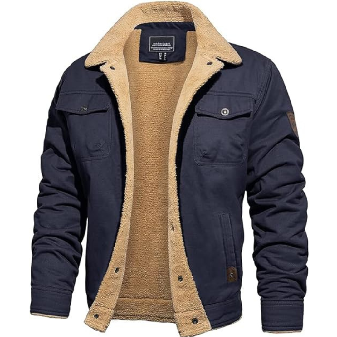 Larson | Winter Button Down Warm Jacket for Men